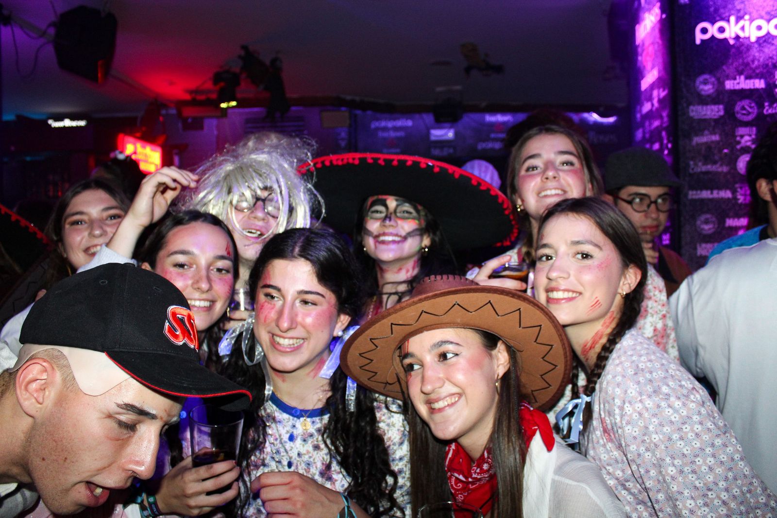 Salamanca de noche, viernes 31 de octubre