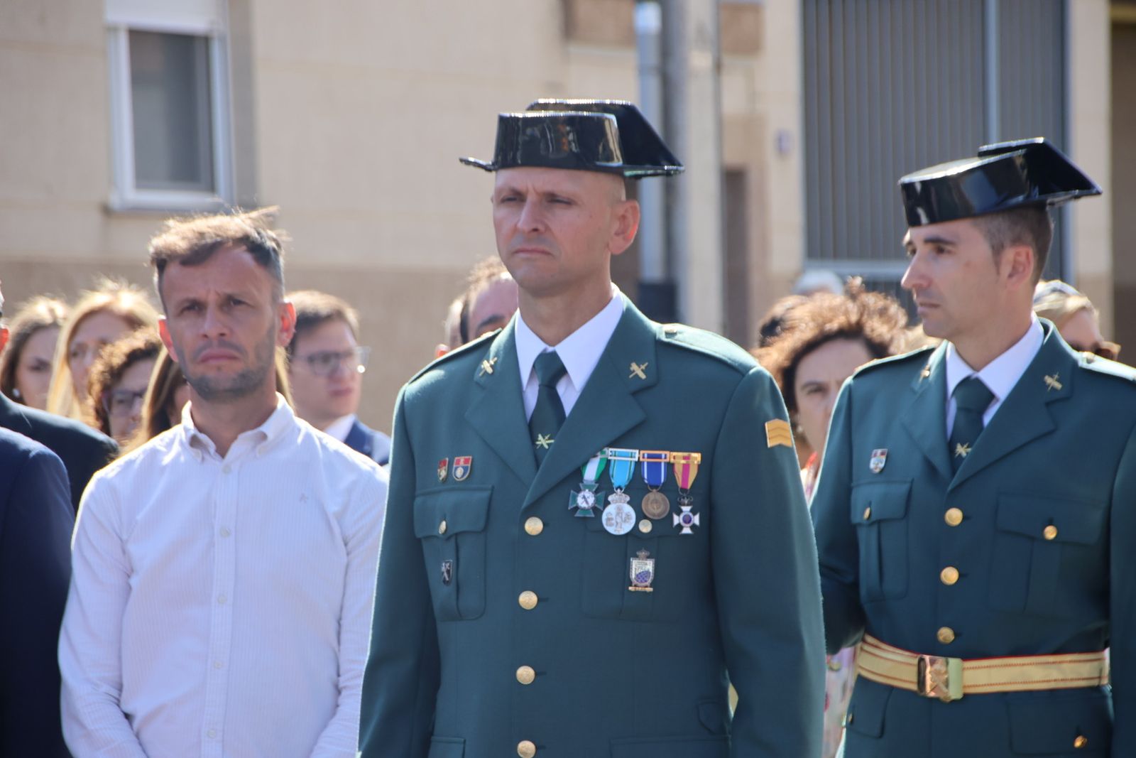 Inauguración glorieta a la Guardia Civil en Villares de la Reina