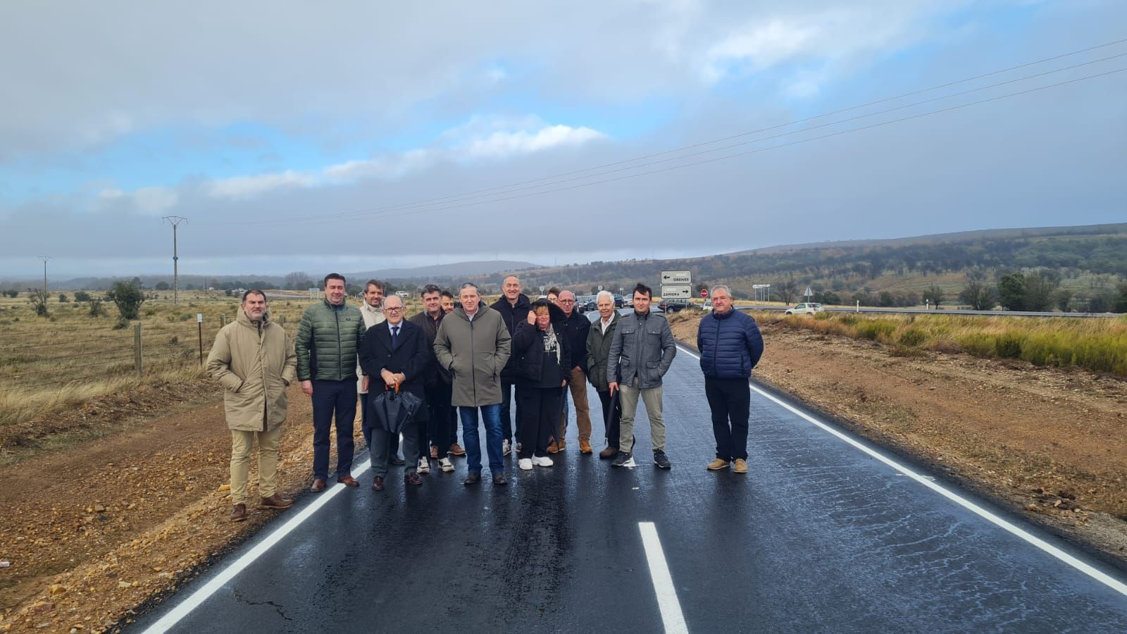 Visita al camino municipal