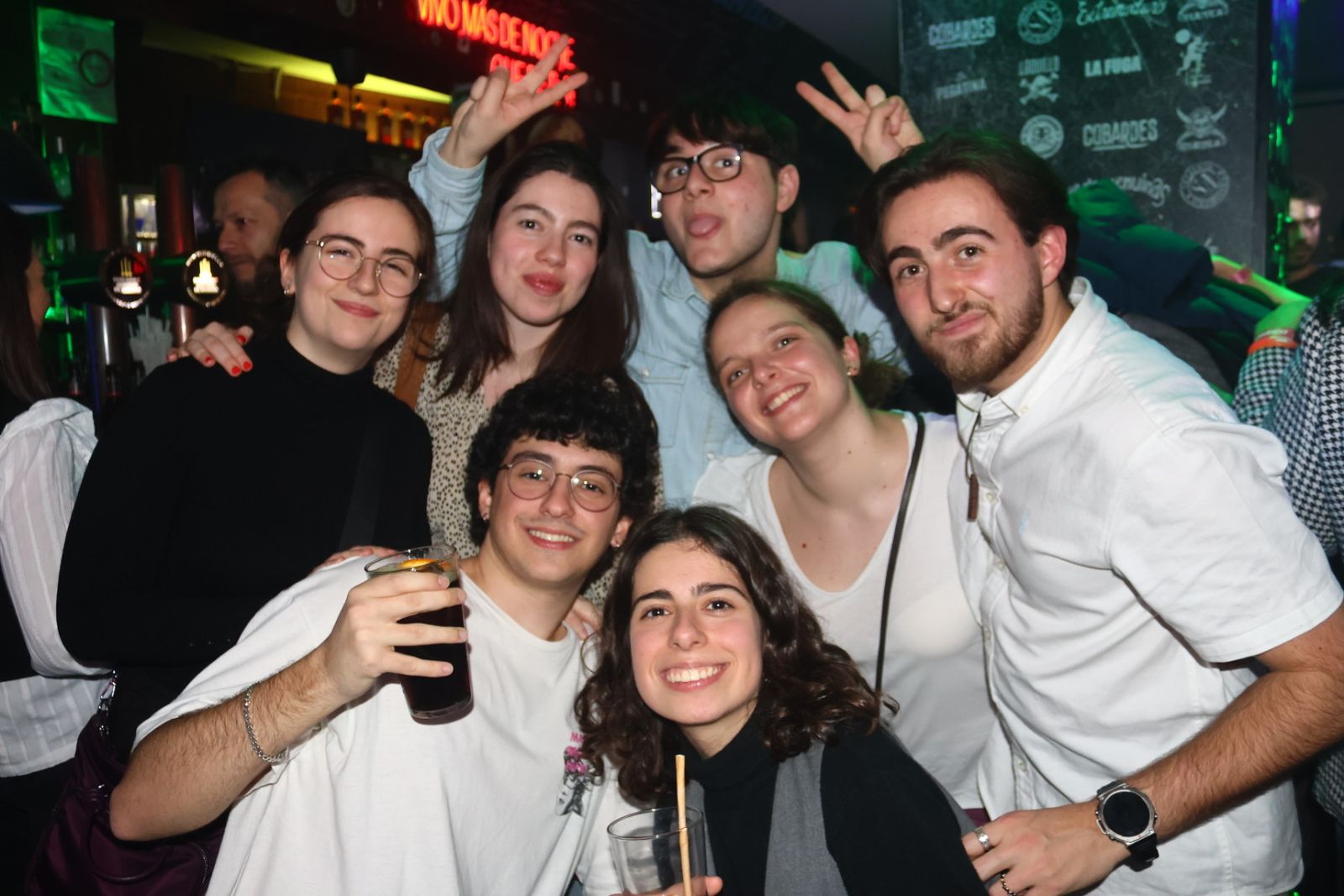 Salamanca de noche, sábado 21 de febrero