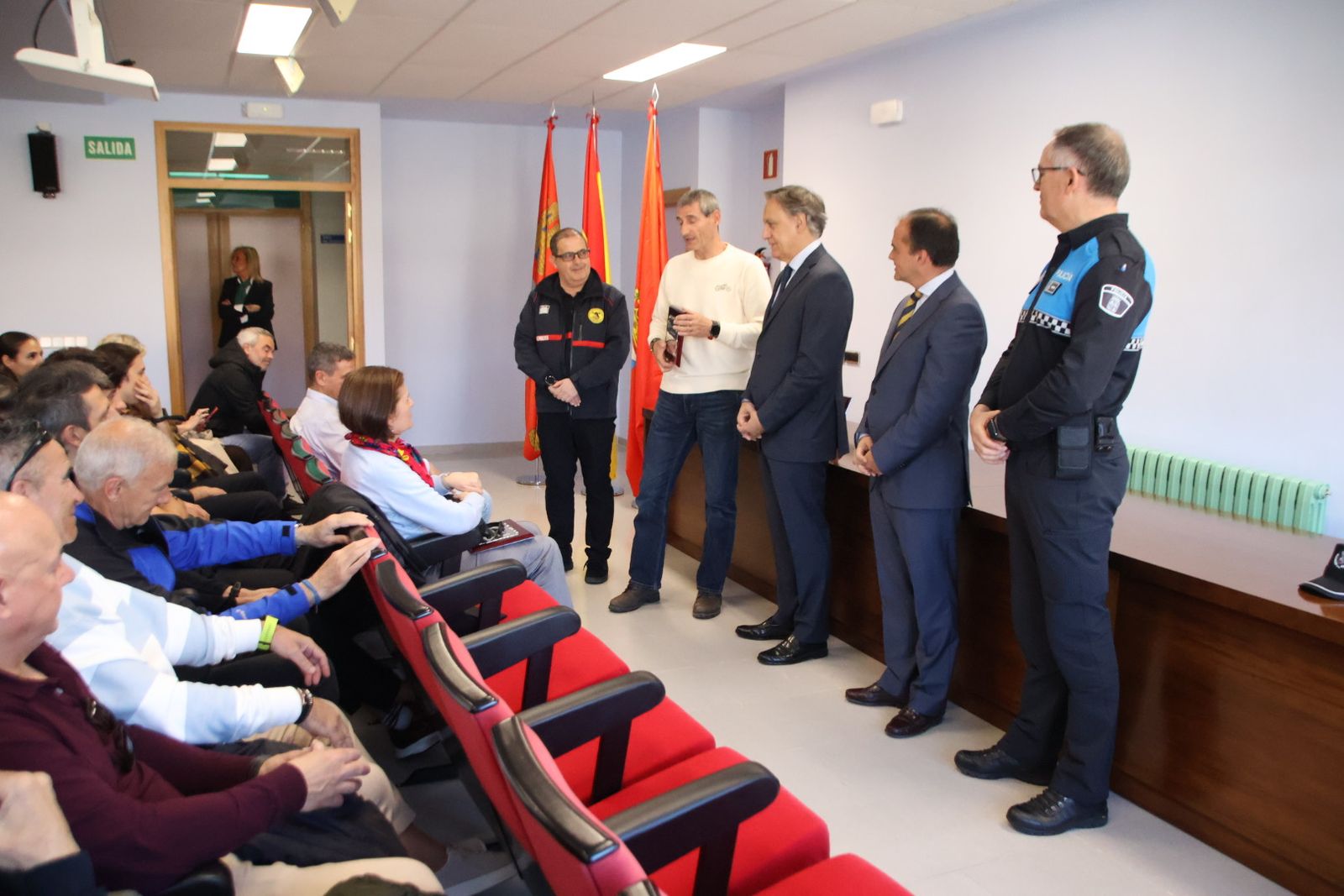 Homenaje a personal jubilado del Servicio de Prevención, Extinción de Incendios y Salvamento