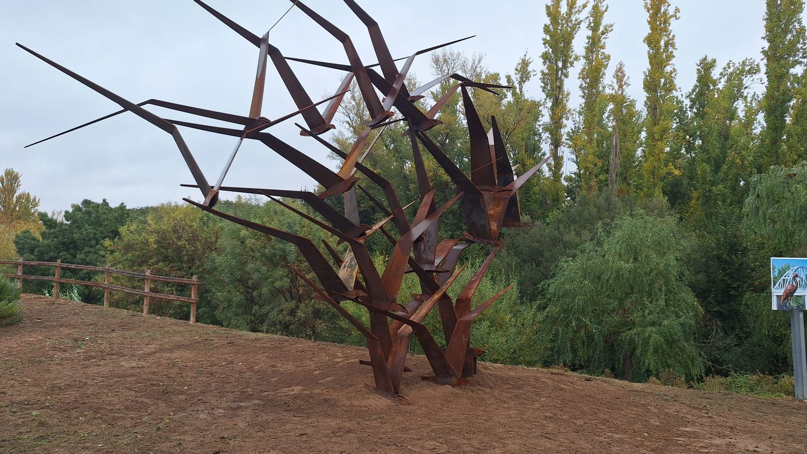 Aves, nueva escultura de la ruta de arte emboscado en Santa Marta4