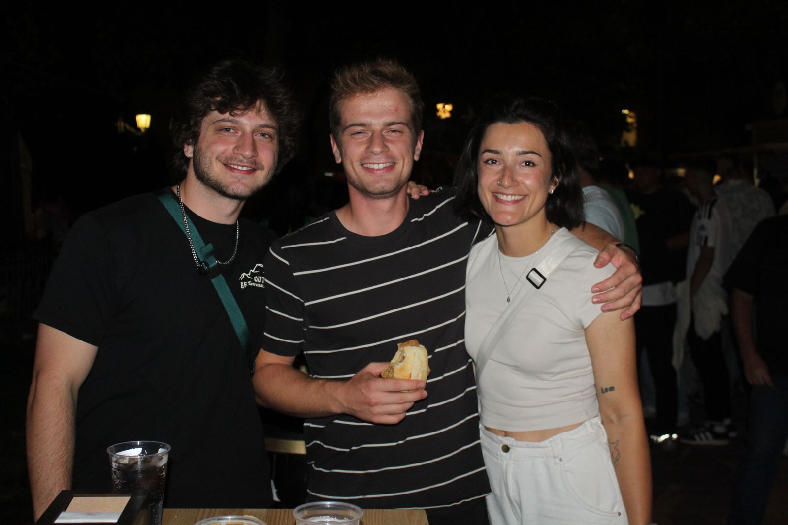 Ambiente en la Feria de Día en la tarde de este