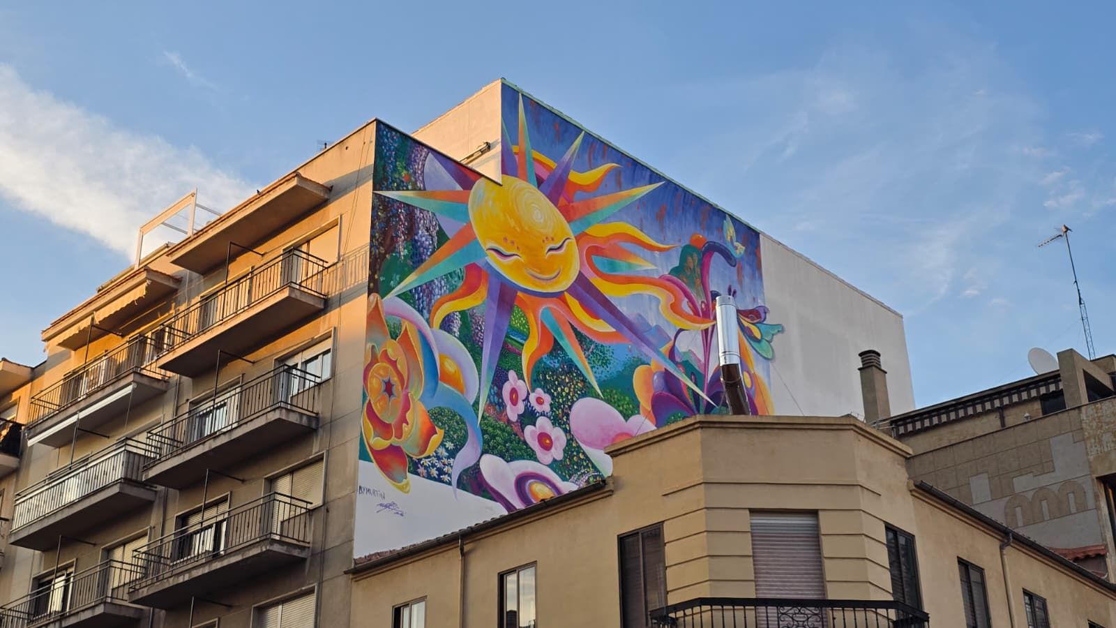 Mural de Murfin en el Barrio del Oeste