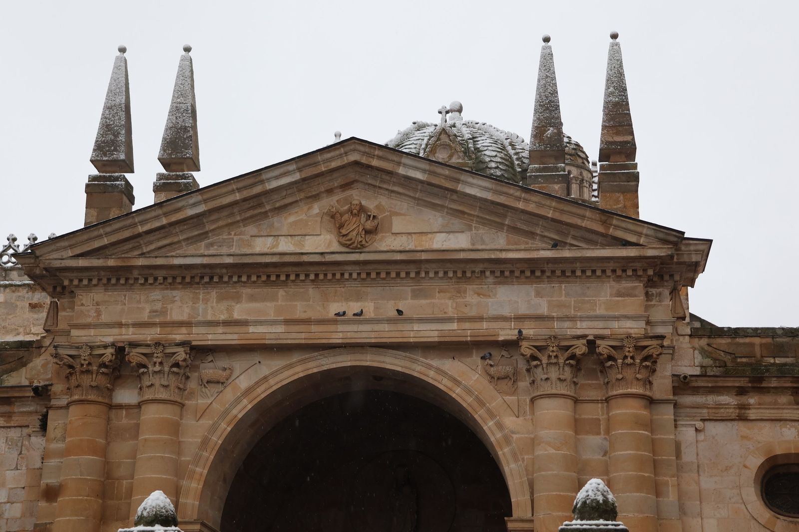 GALERÍA | Nieve en Zamora capital este miércoles
