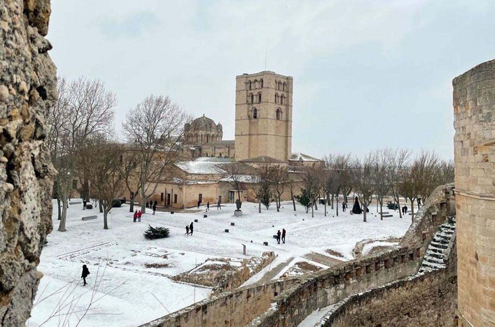 El temporal Filomena en Zamora