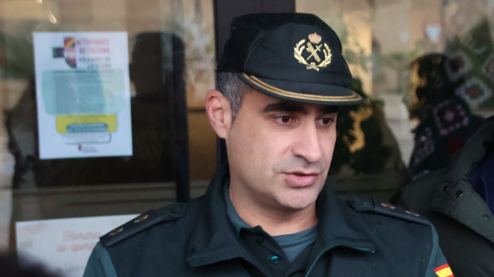 El teniente coronel Arturo Marcos, presenta la campaña Comercio Seguro