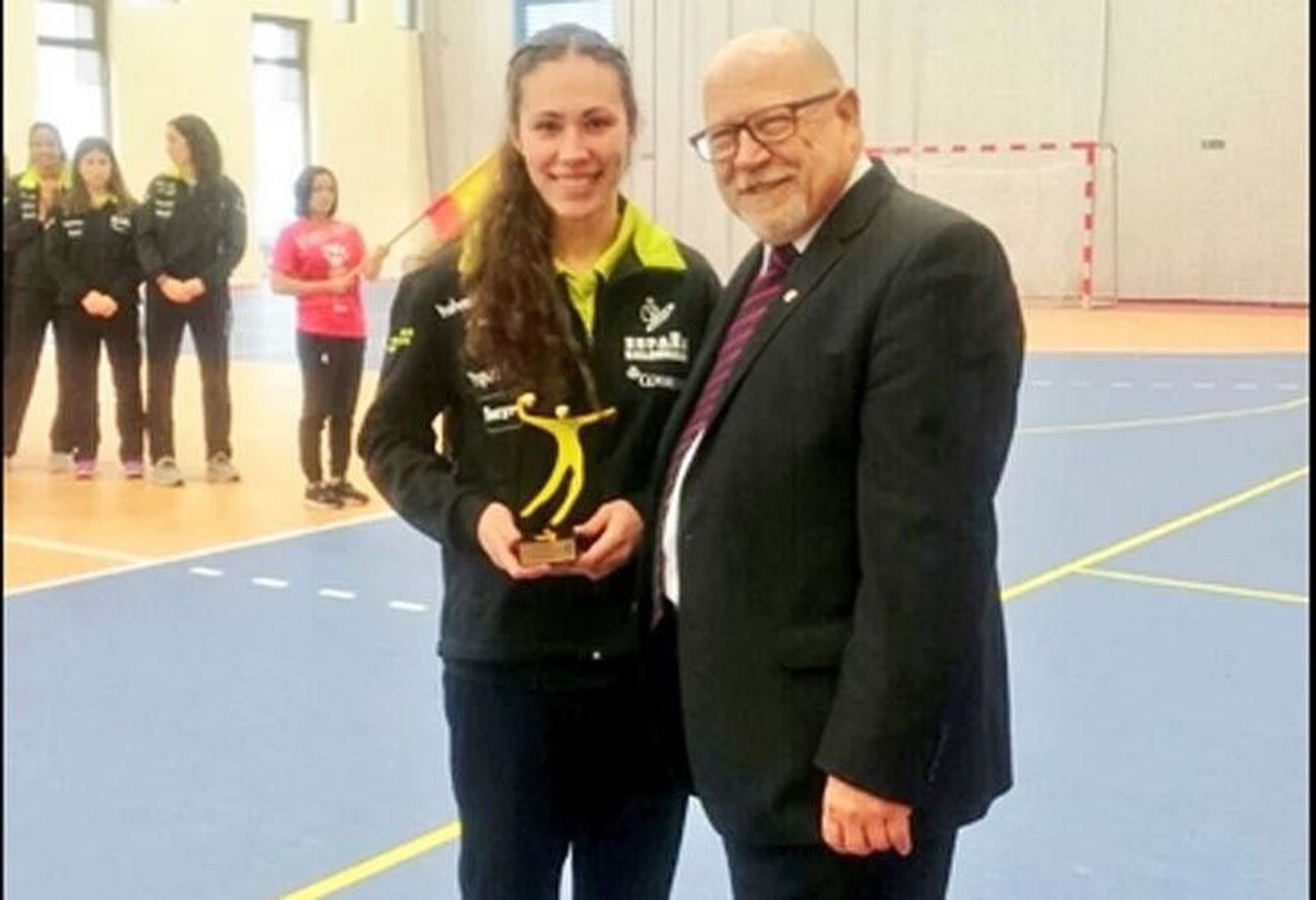 La zamorana María Prieto prepara con la selección junior el Mundial de Rusia