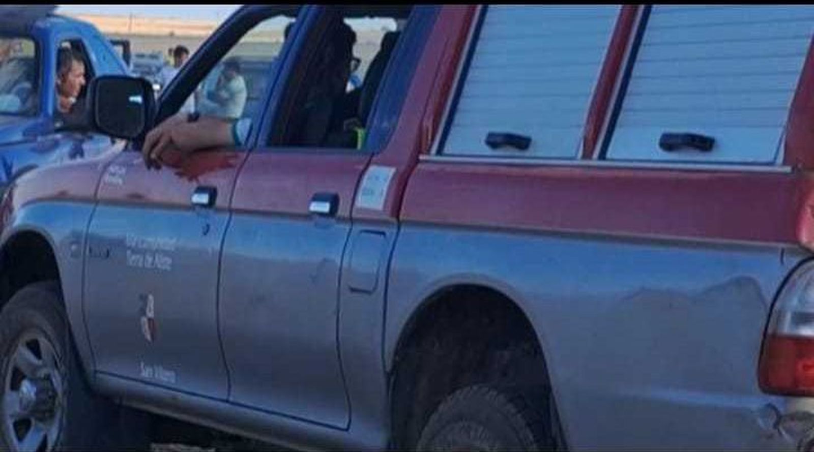 El vehículo en el espanto. Foto PP