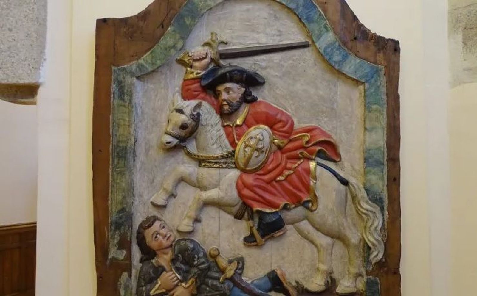 El Santiago Matamoros de San Martín de Tábara, pieza del mes en el Palacio Gaudí en Astorga