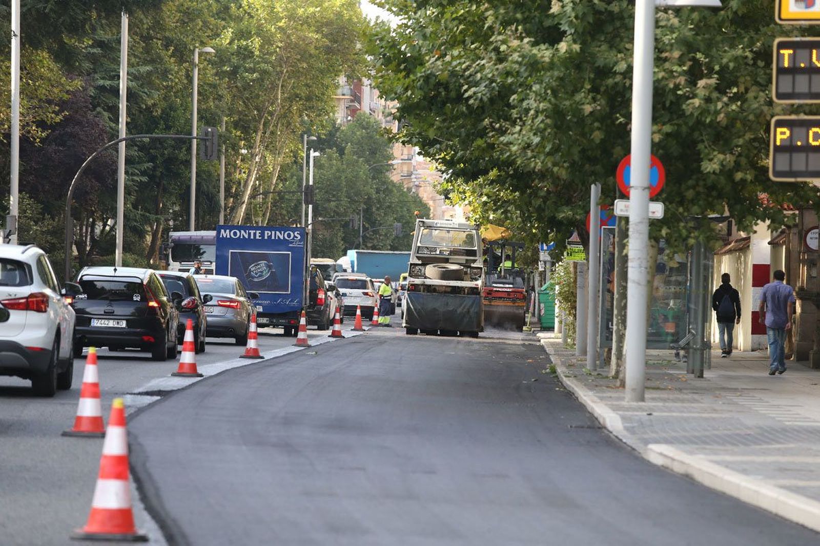 Asfaltado paseo de Torres Villarroel