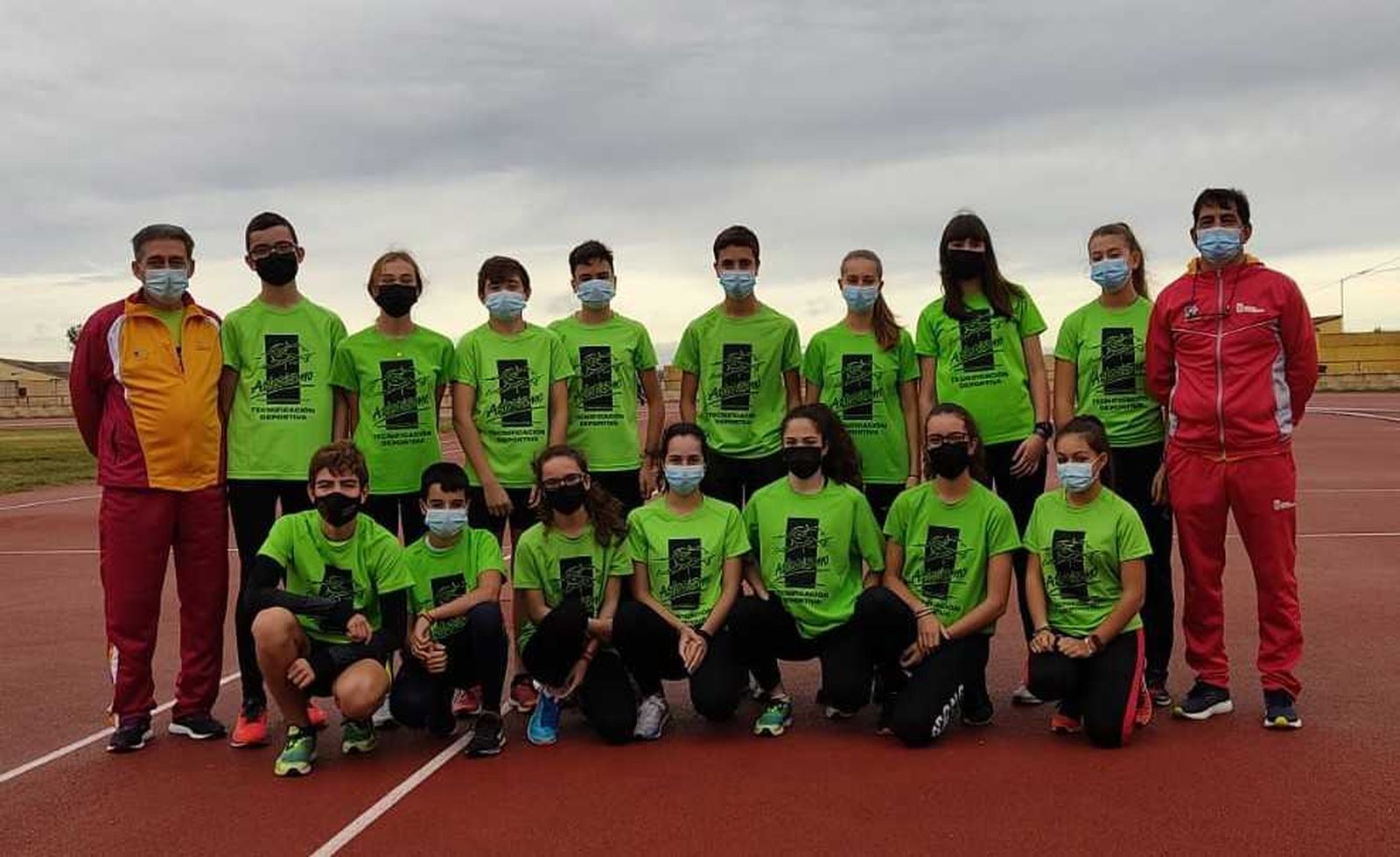 Imagen de varios atletas de Castilla y León.