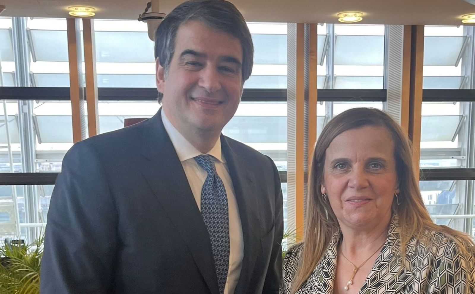 Esther del Brío en Bruselas