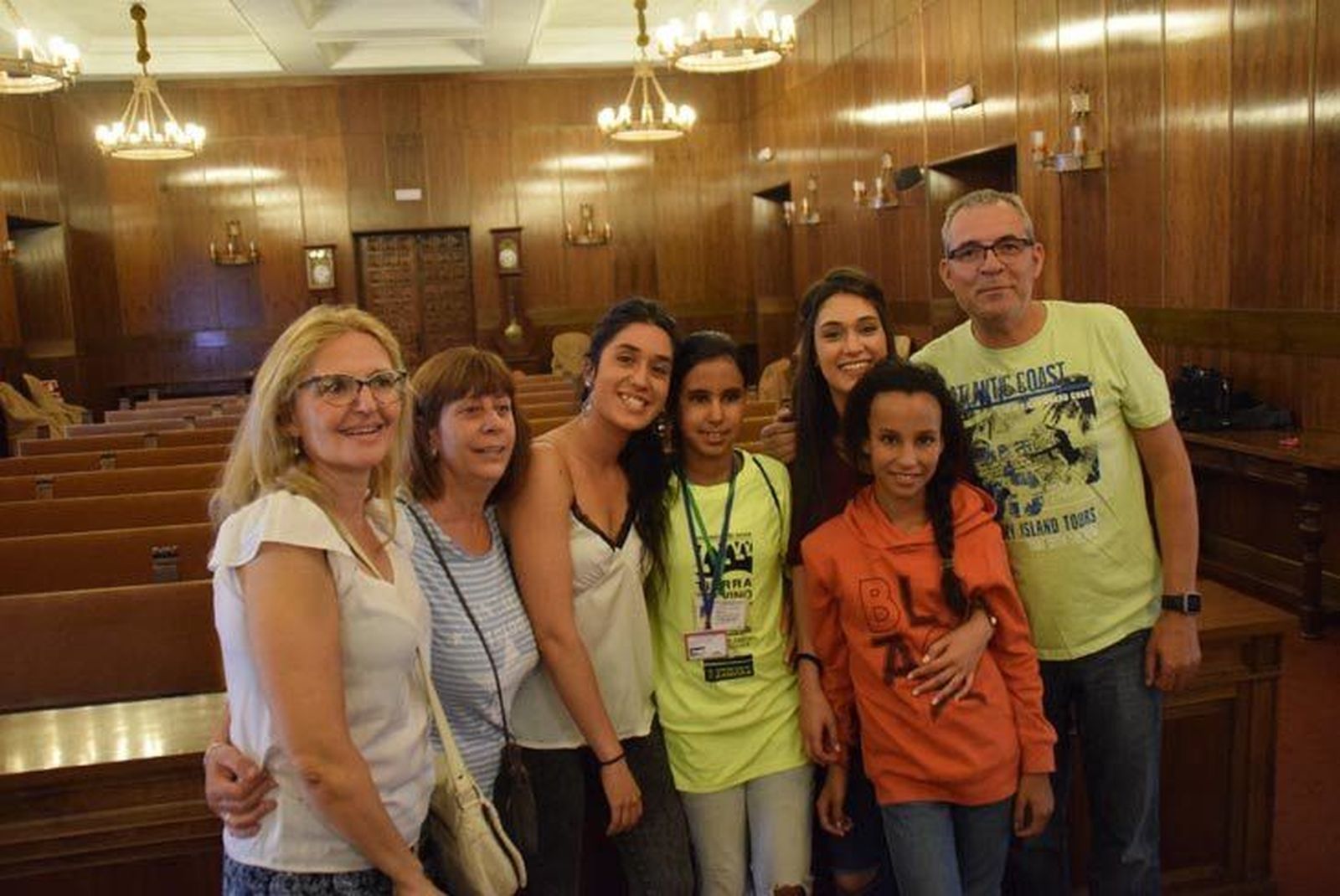 Recepción saharauis Diputación 2017