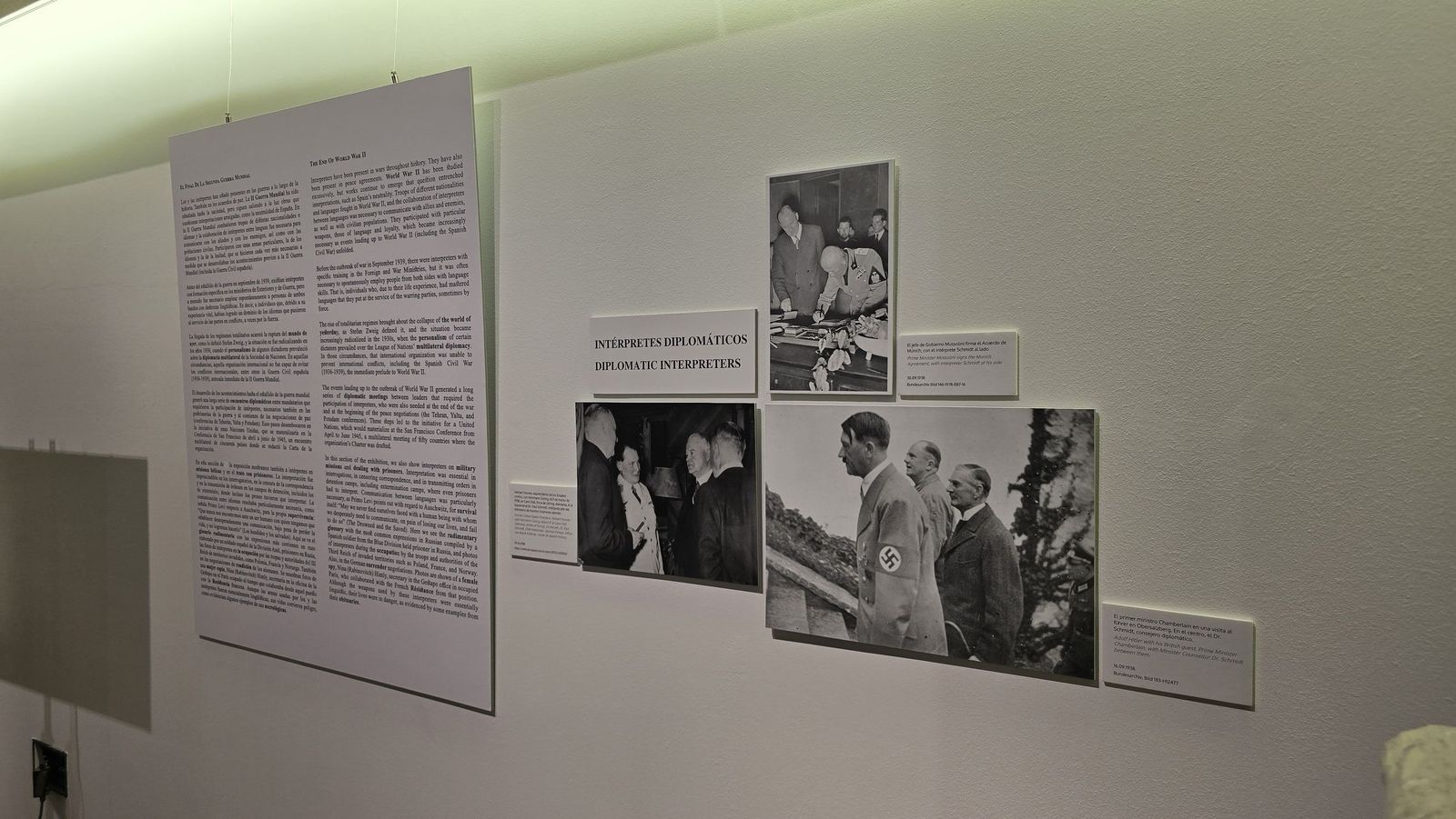 Inauguración de la exposición ‘Intérpretes de lenguas en torno a 1945. Ecos de la historia’