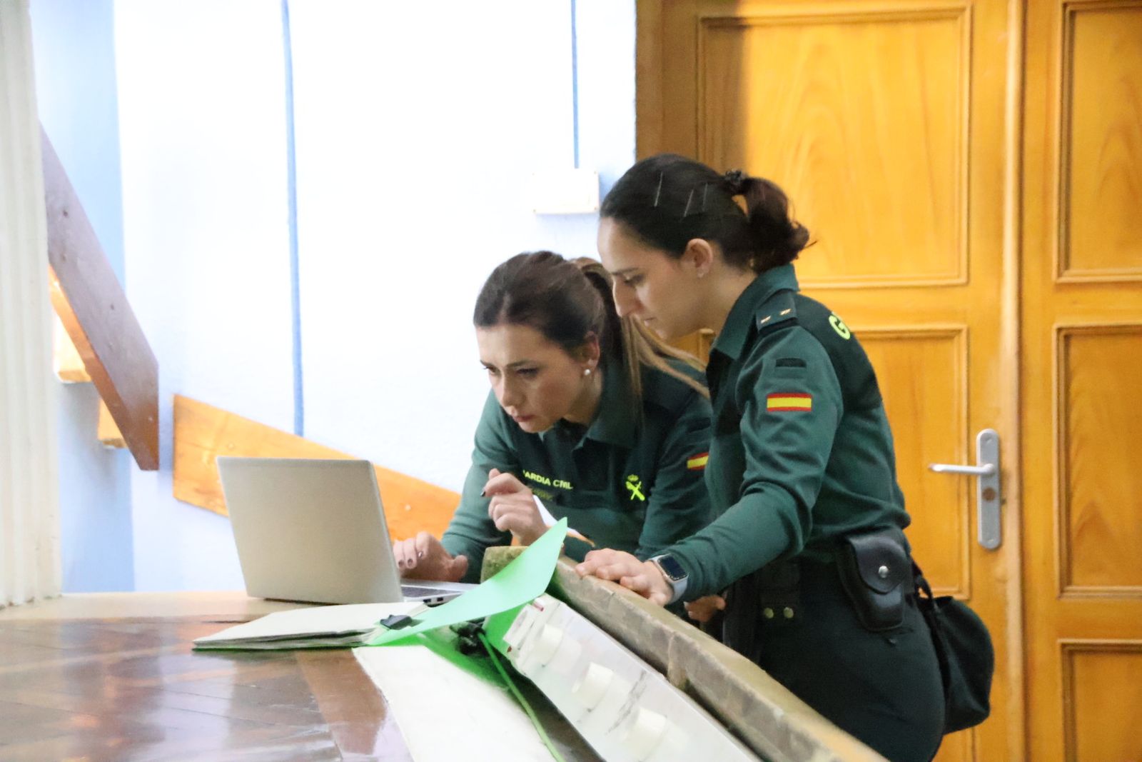 Reportaje ciberliga con Guardia Civil en Maristas