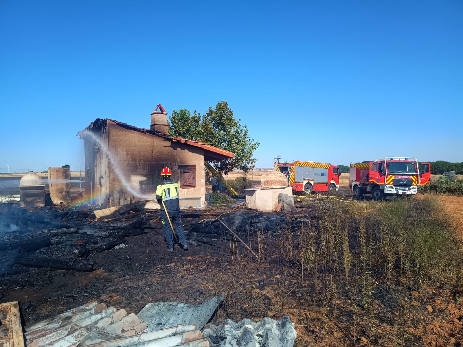 incendio en Valcabado