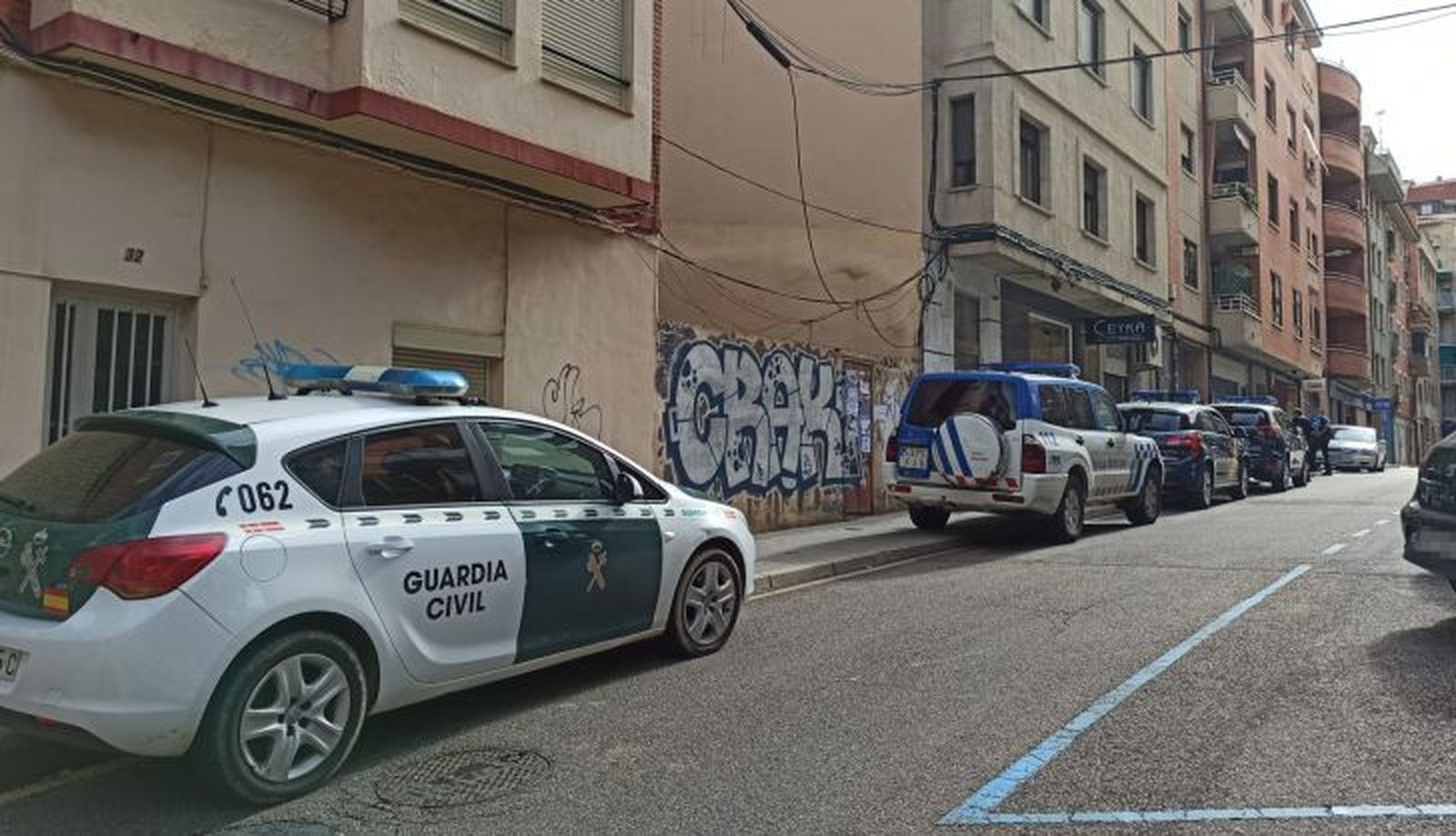 Actuación de Policía Nacional, Policía Municipal y Guardia Civil en Cardenal Mella (1)