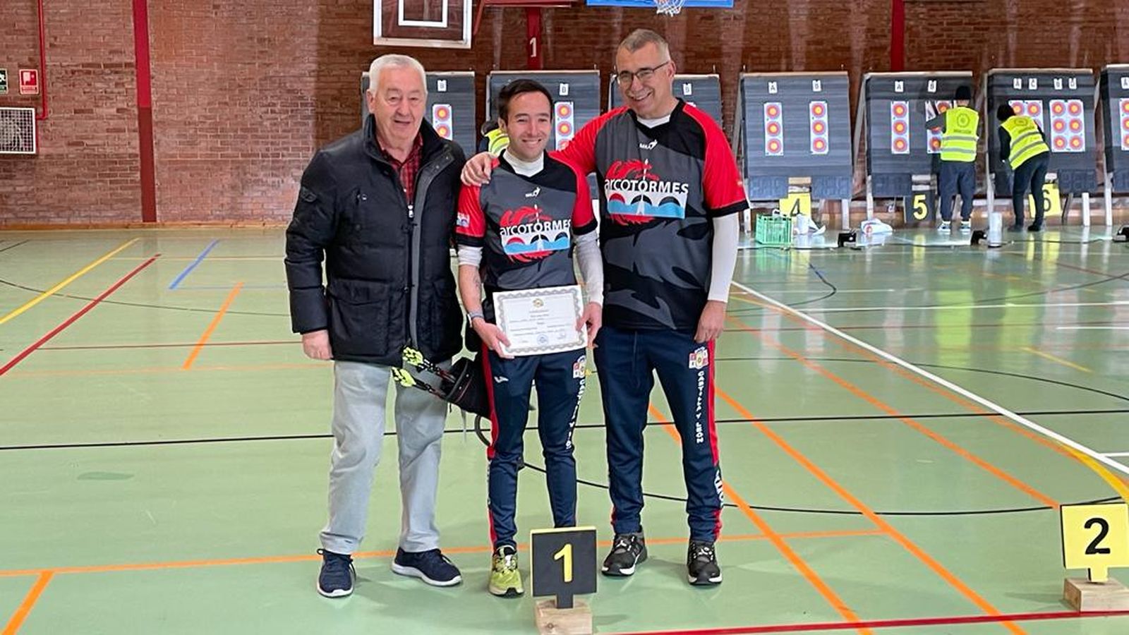 Daniel Martín Anaya, en el Campeonato de Castilla y León de tiro con arco adaptado