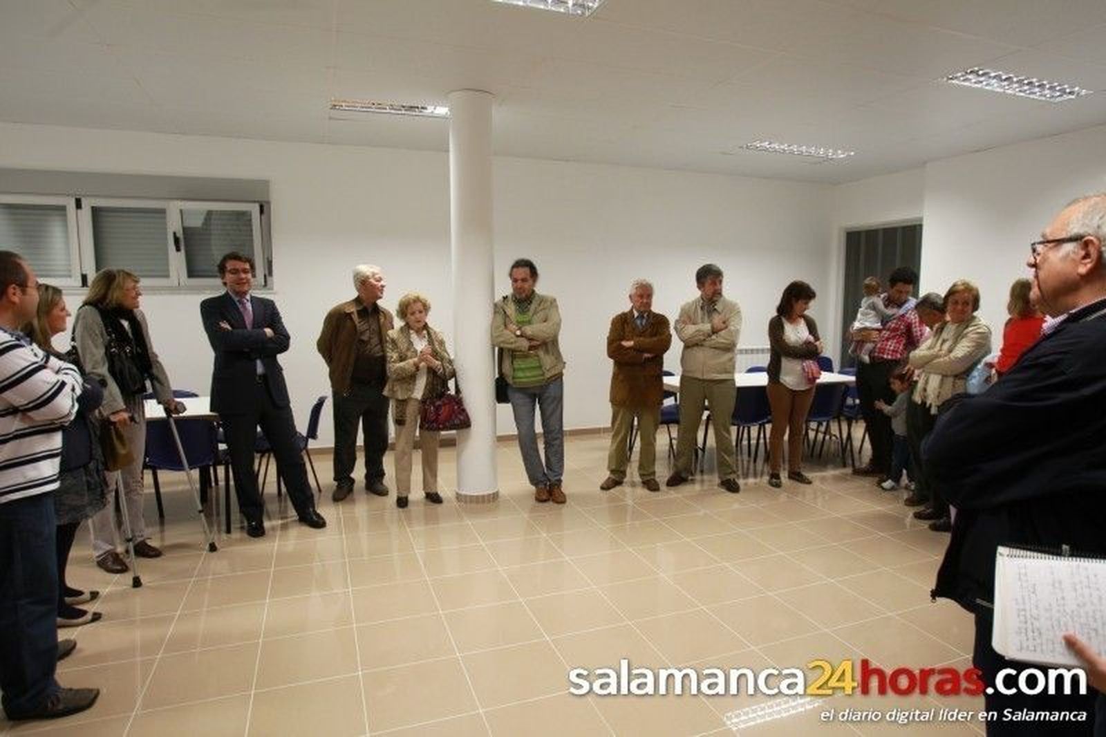 Visita del alcalde a Huerta Otea