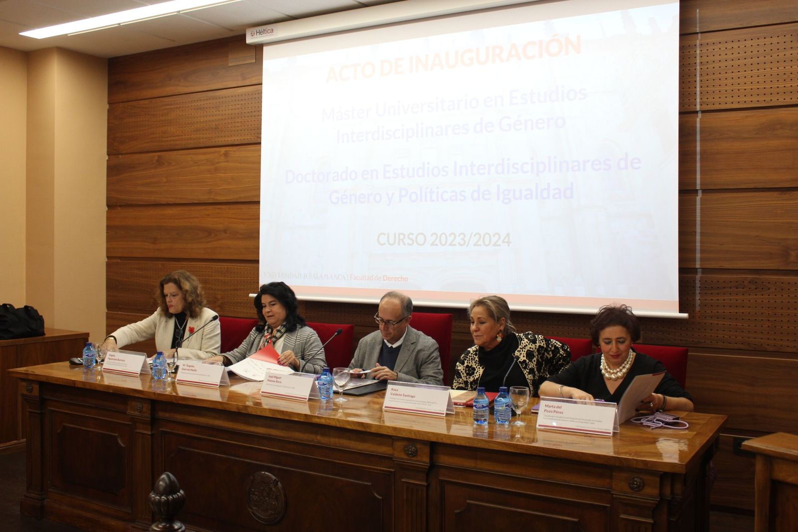 inaugura el Máster de Estudios Interdisciplinares de Género