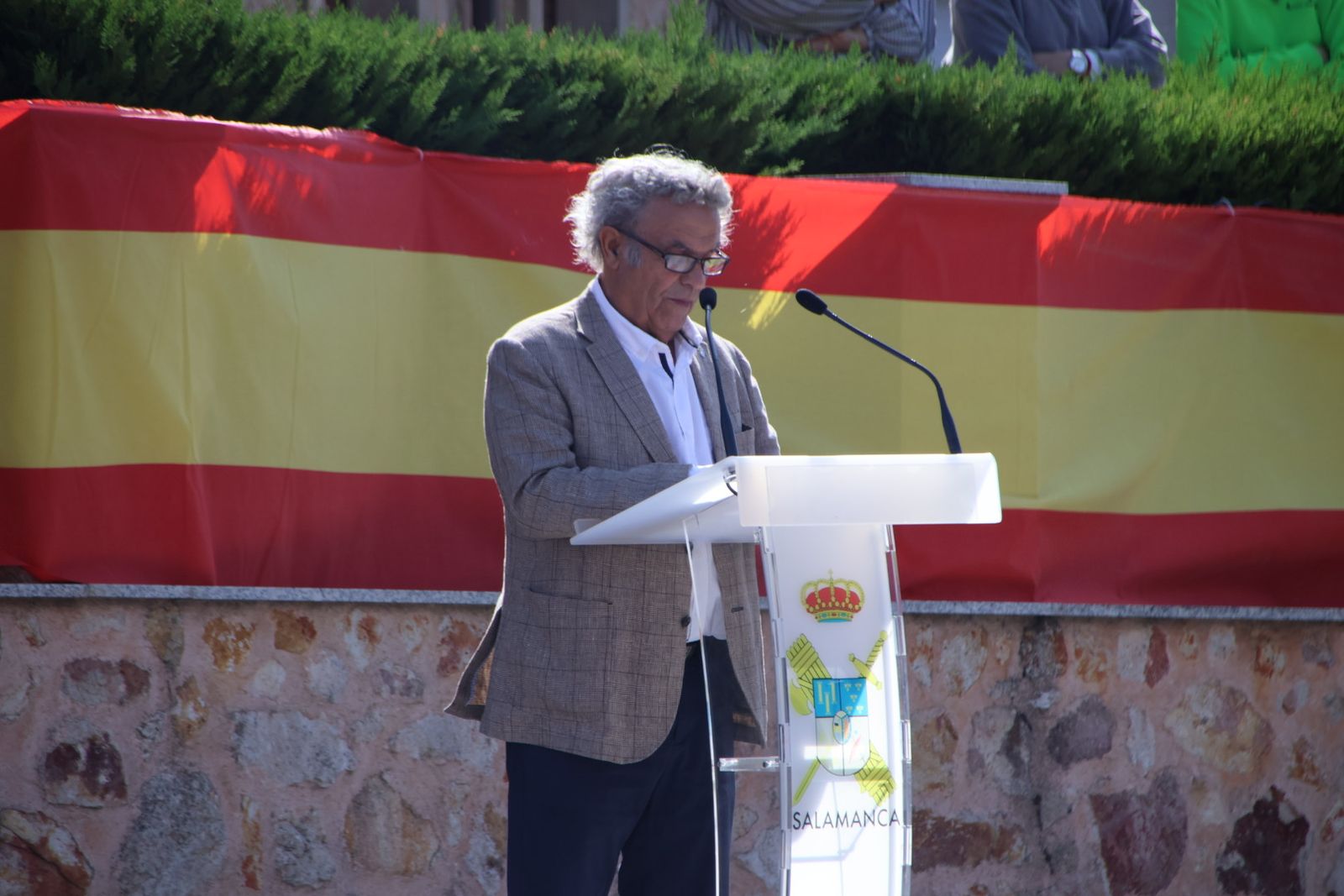 Inauguración glorieta a la Guardia Civil en Villares de la Reina