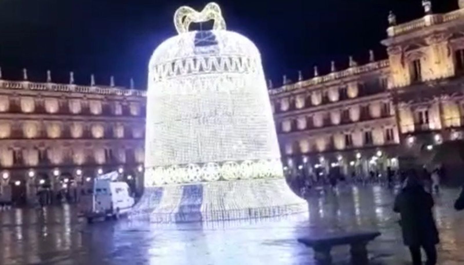 Campana navideña Plaza Mayor de Salamanca 2021