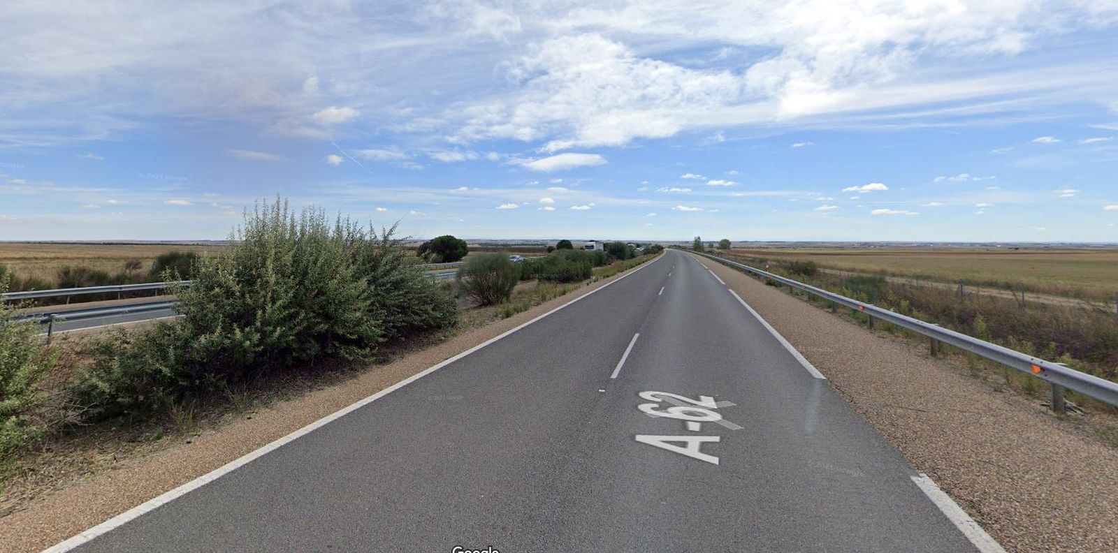 Tramo de autovía A-62 | Foto Google Maps Tramo de autovía A-62 | Foto Google Maps