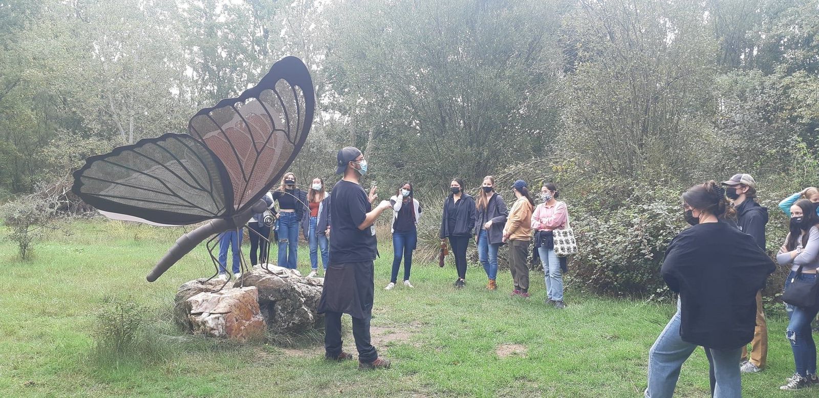 Ruta Arte Emboscado en la Fundación Tormes-EB