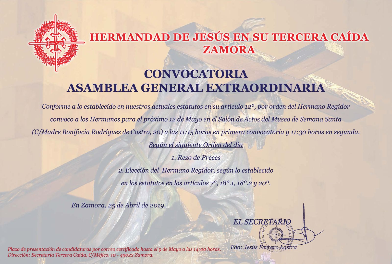Cartel Asamblea Tercera Caiu0301da 2019 web