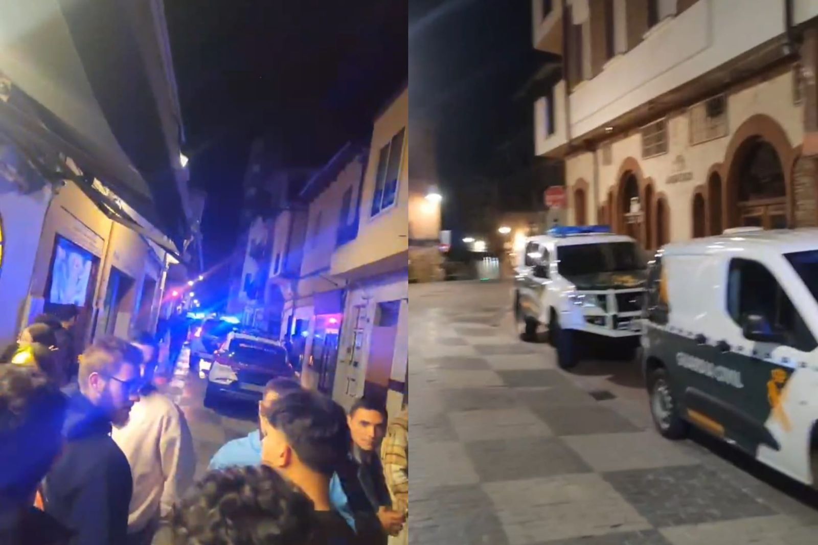 Despliegue de Guardia Civil y emergencias en Benavente hace un par de semanas