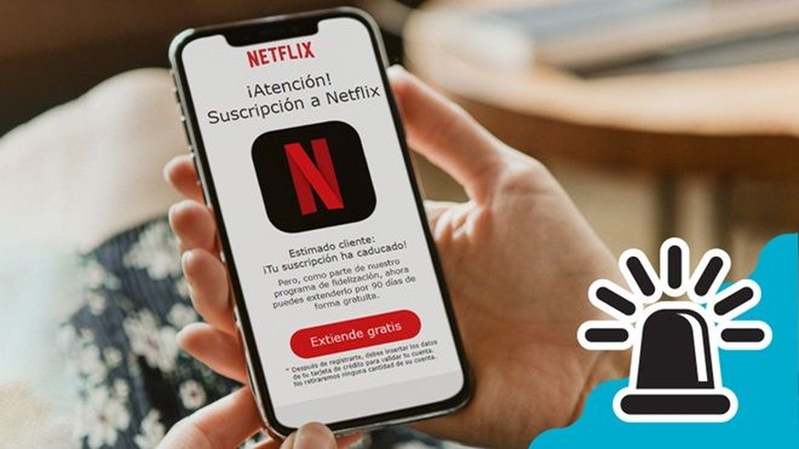 Alerta mensaje fraudulento de Netflix/ OCU