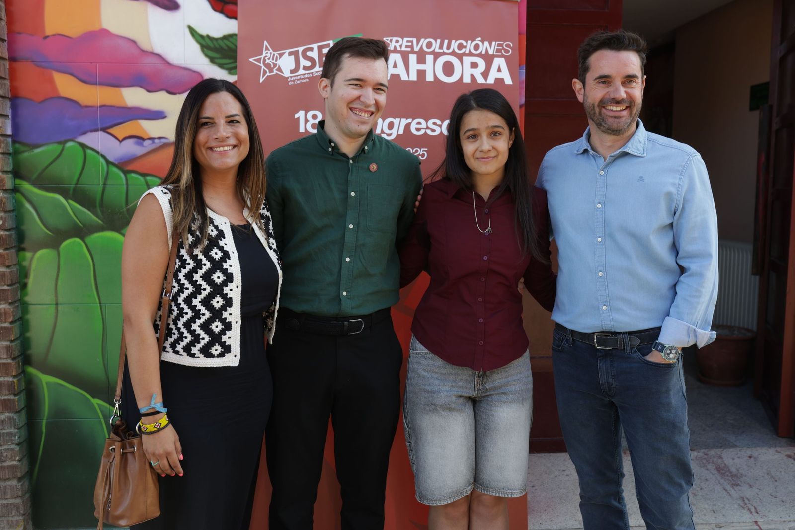 . La vicesecretaria general del PSOECyL, Nuria Rubio, participa en el Congreso de Juventudes Socialistas de Zamora, junto al secretario general del PSOE de Zamora, Antidio Fagúndez