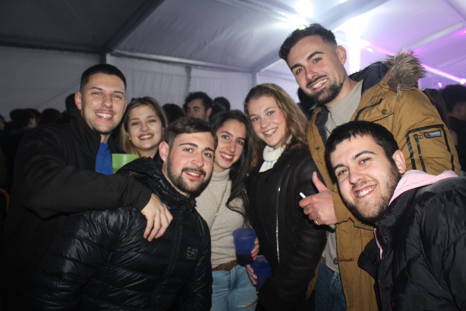 Salamanca de noche, sábado 7 de febrero