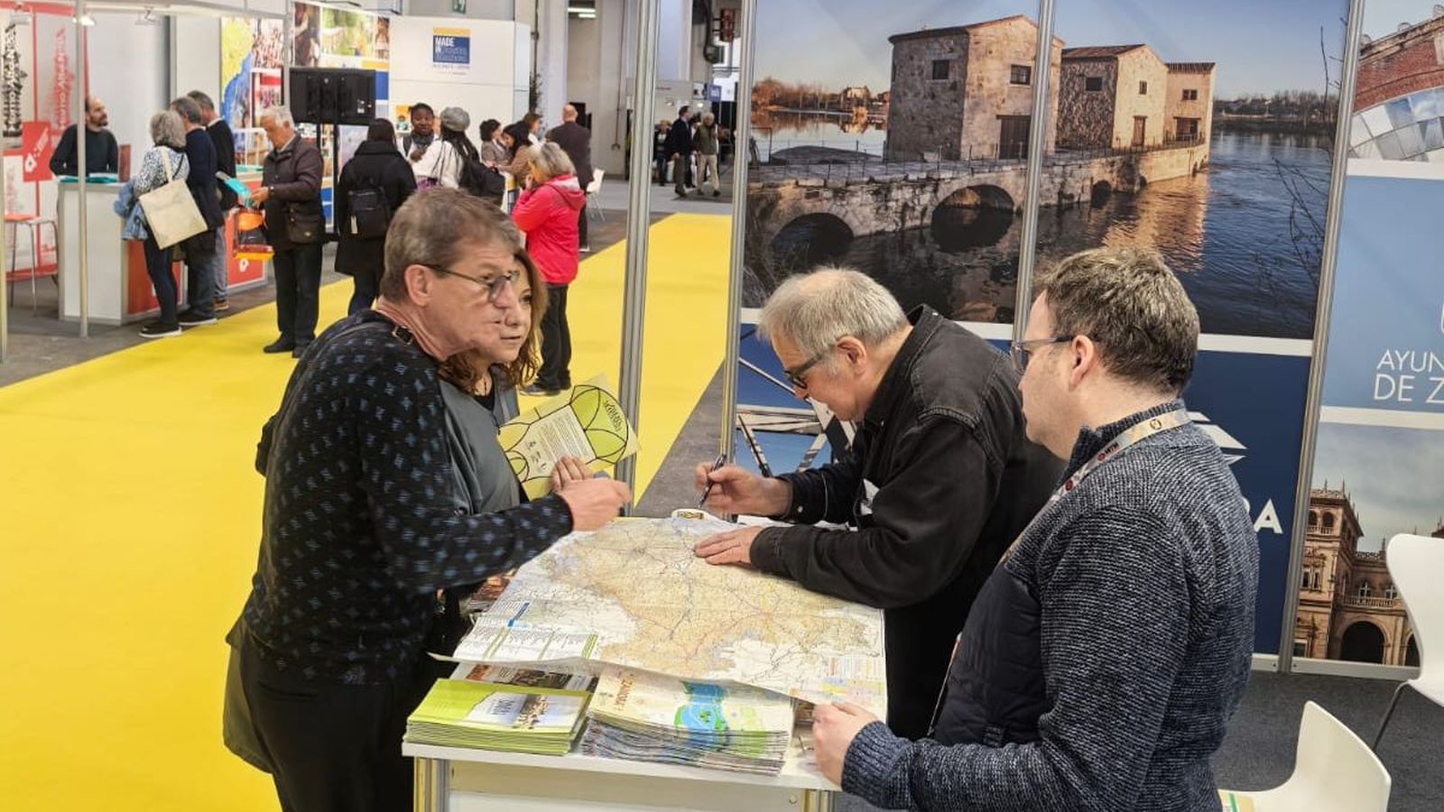 Stand del Ayuntamiento de Zamora en la feria celebrada en Barcelona