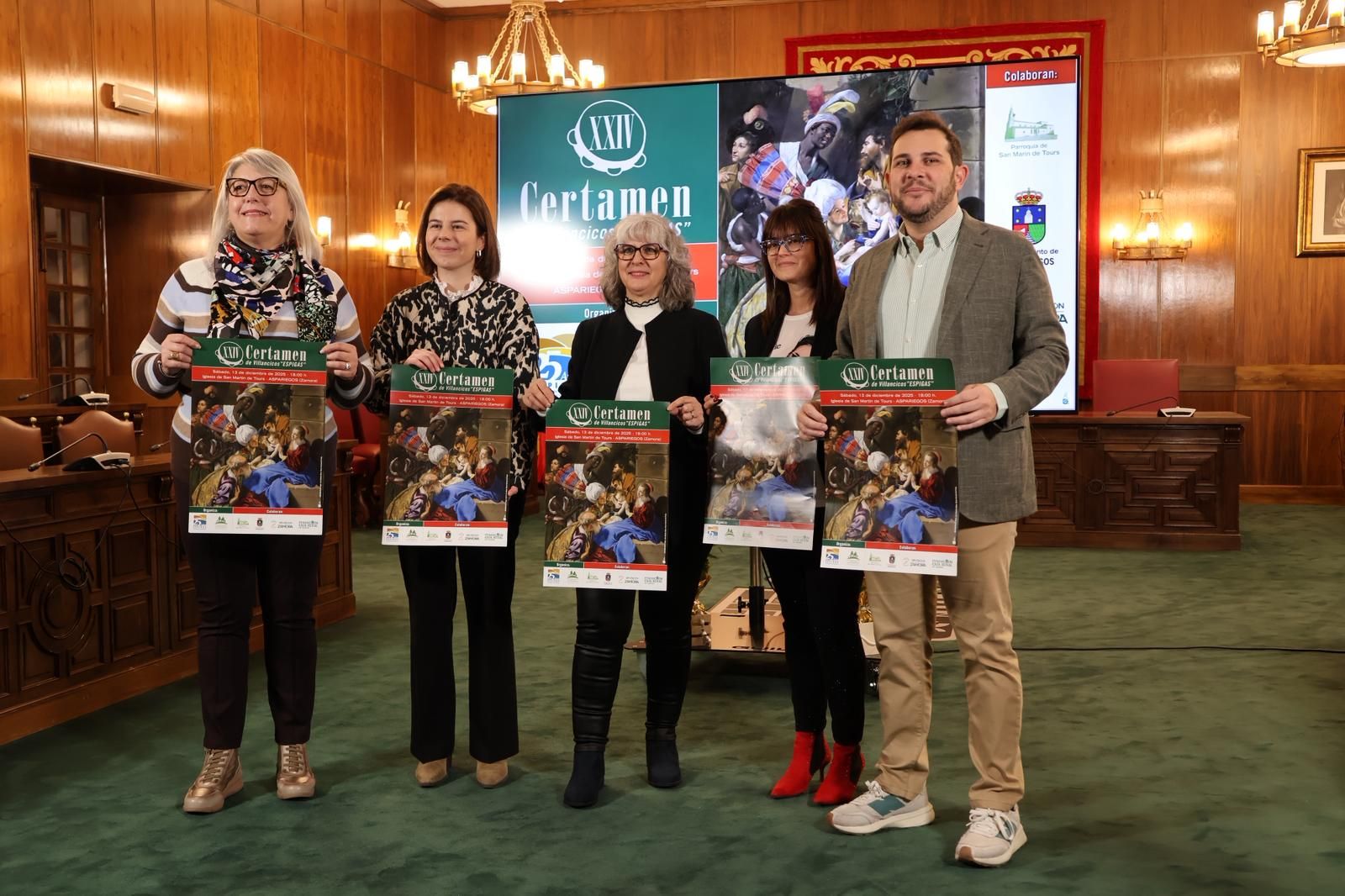 Presentación del certamen de villancicos de Espigas