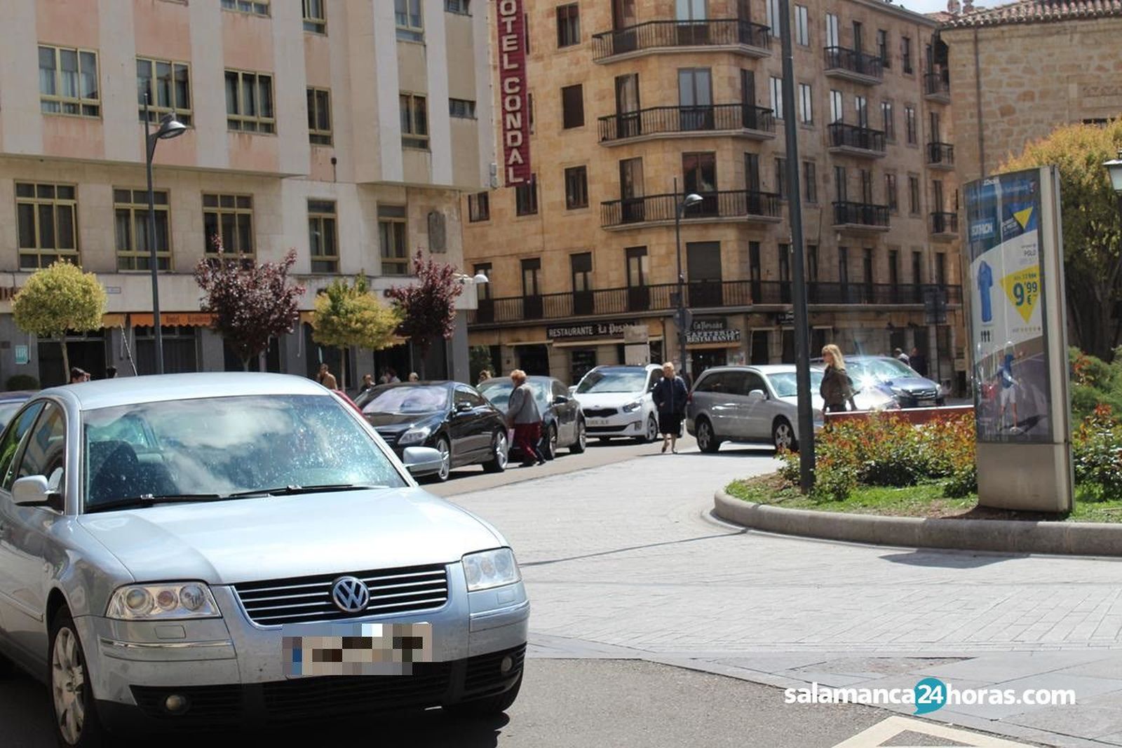 Atasco parking Santa Eulalia