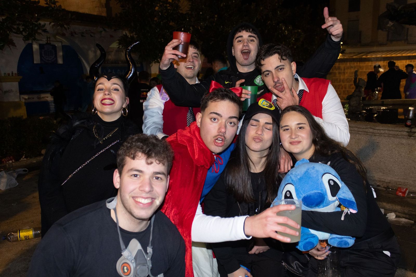 Salamanca de noche, sábado del Carnaval del Toro de Ciudad Rodrigo