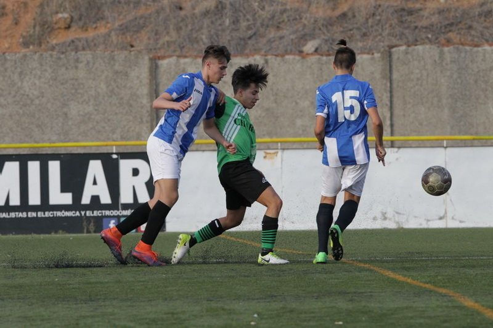 Horarios del fútbol base: 30-1 octubre