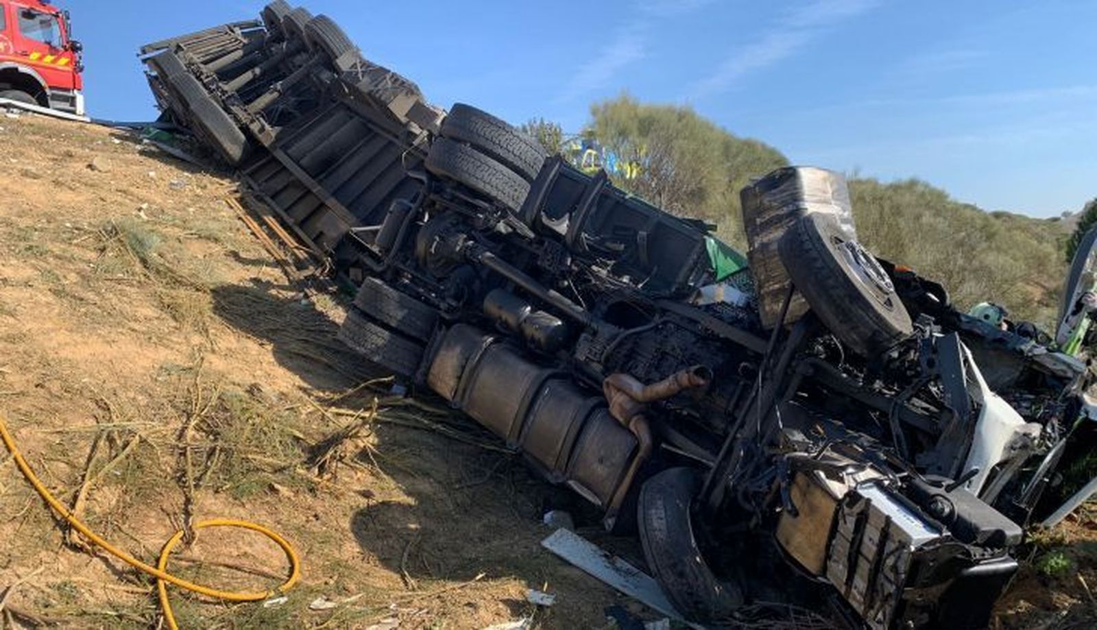 Accidente en la A 11 en Coreses