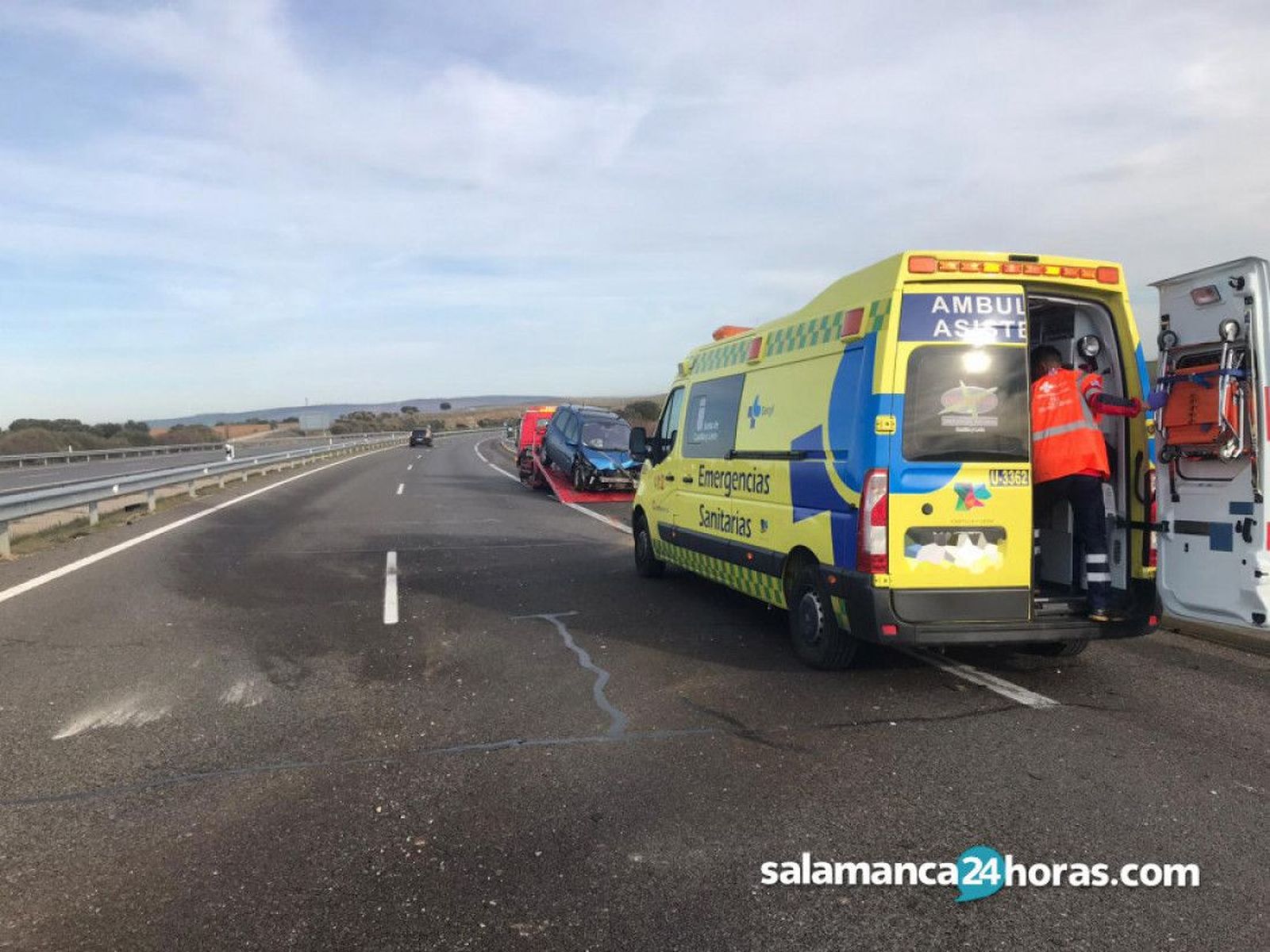 Un accidente en la autovía en Zamora. Archivo