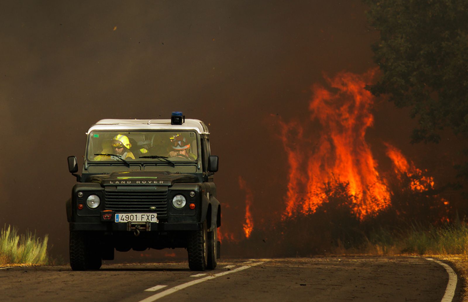 Incendio de El Payo, declarado nivel 2 con desalojo de los vecinos