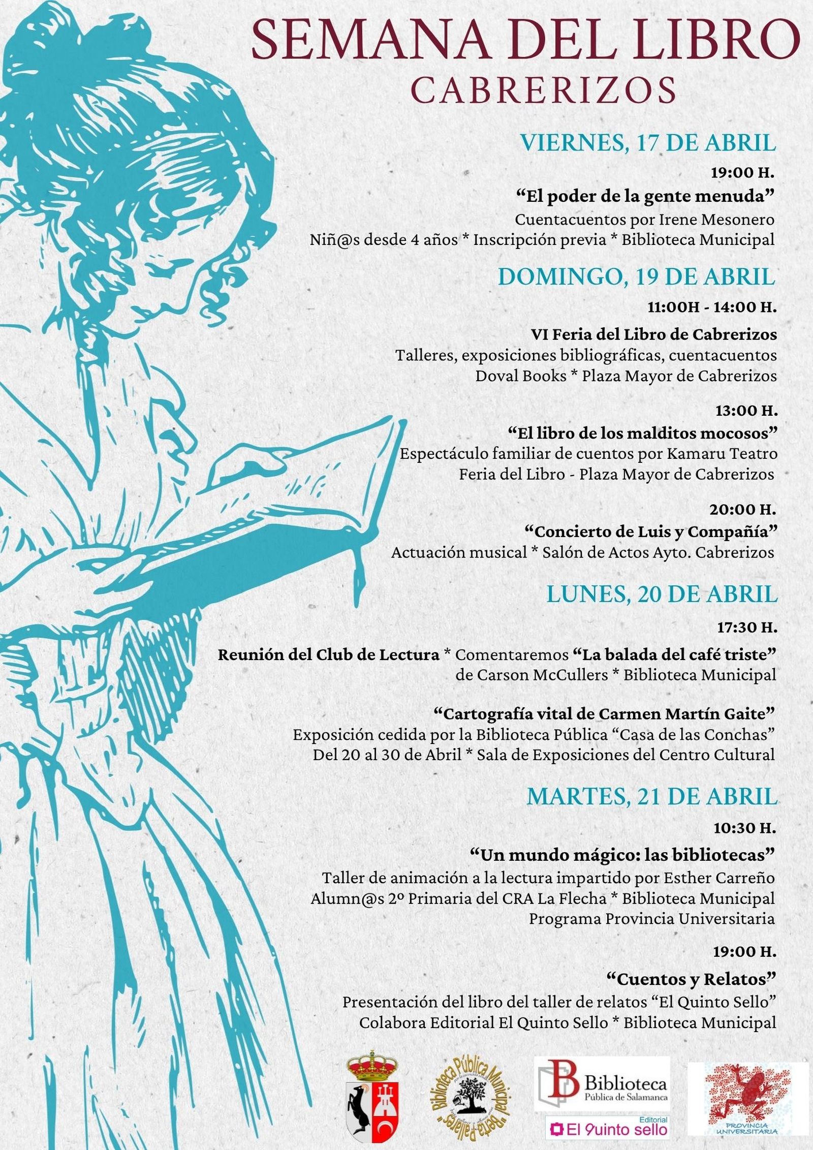 Cartel Semana del Libro en Cabrerizos