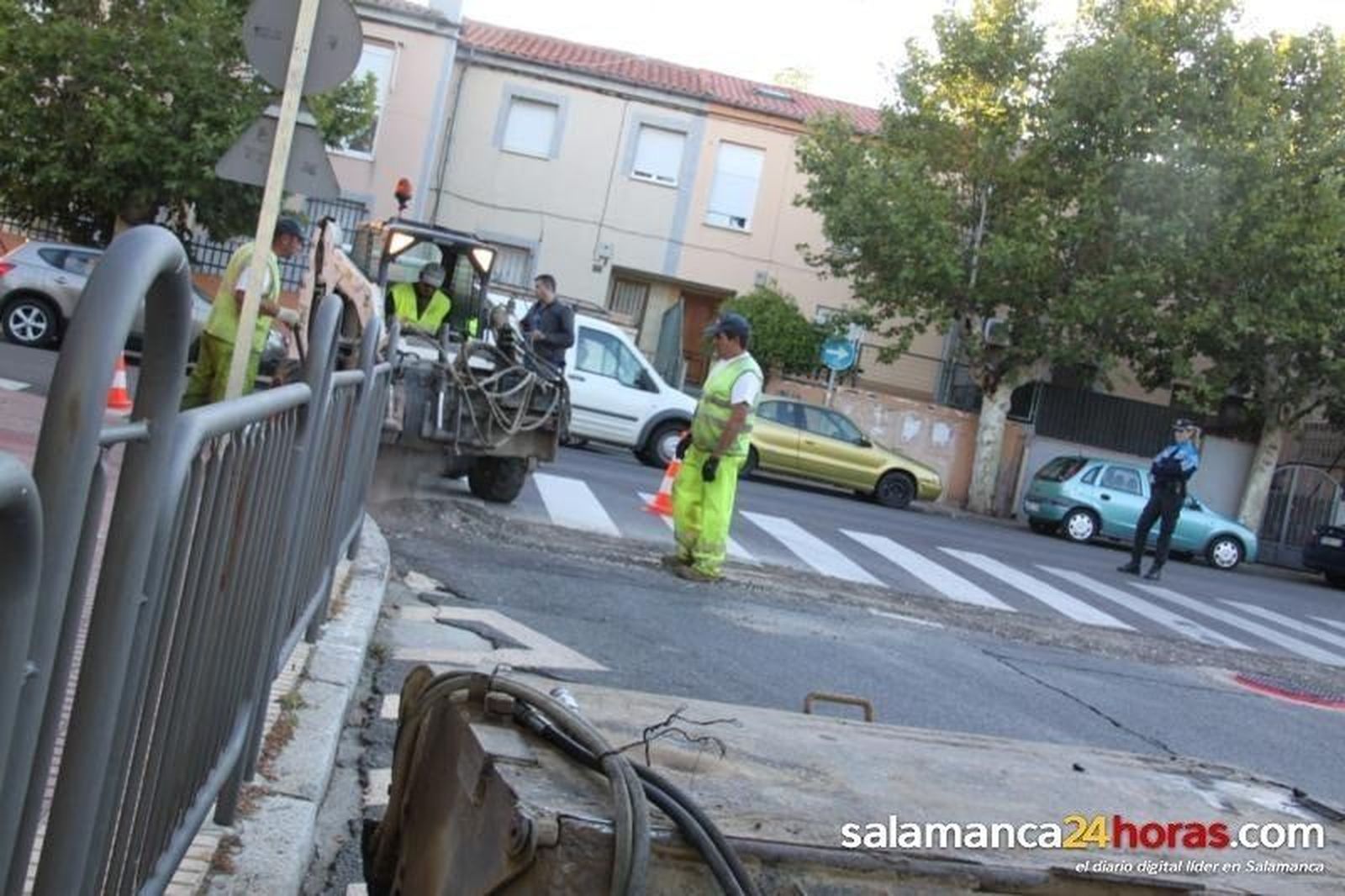 Obras en la calle Gregorio Marañón