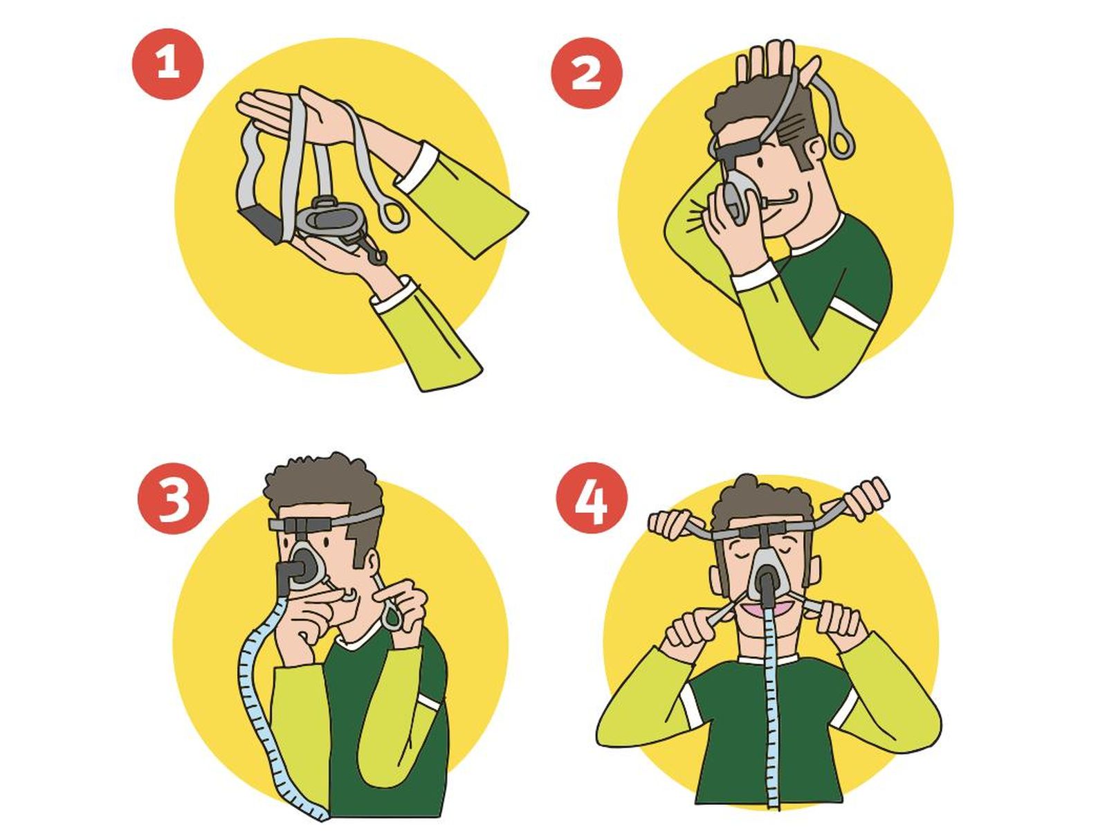 Pasos a seguir para el uso diario de la CPAP | Foto Salud CyL