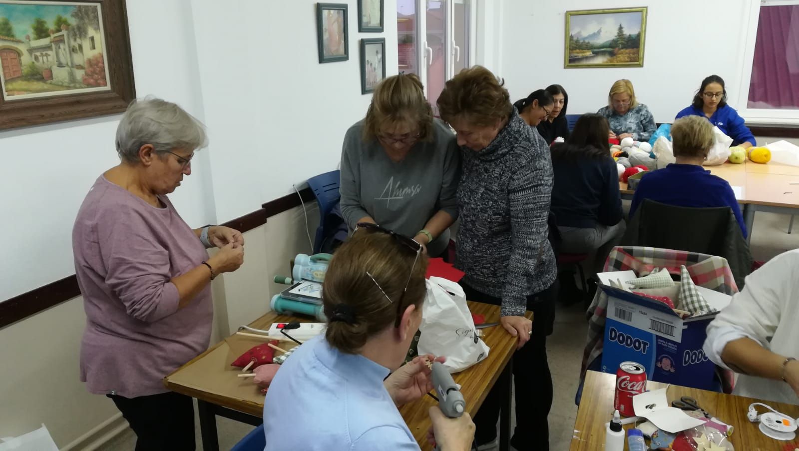 villoria preparativos mercadillo1