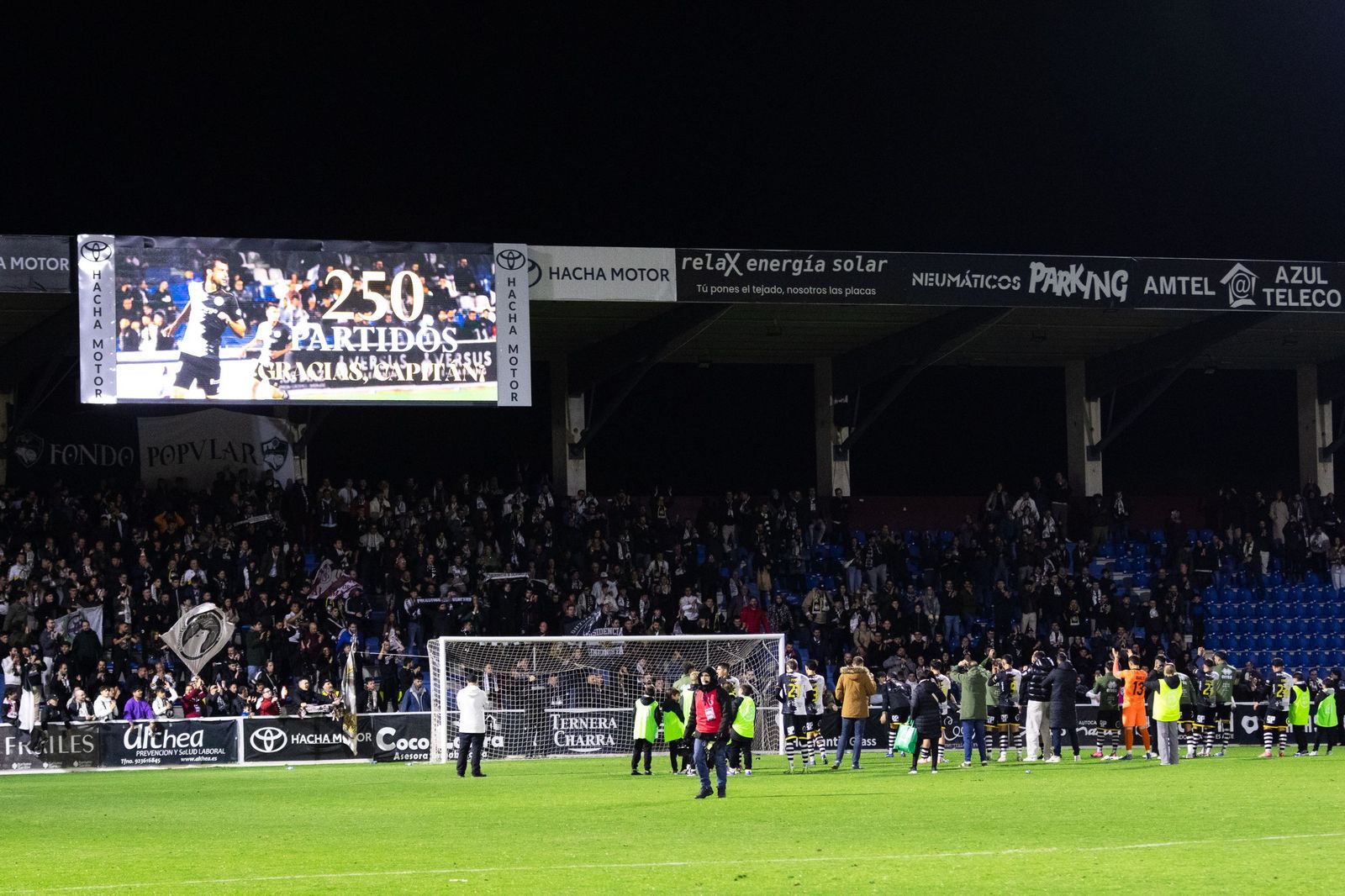 Partido entre Unionistas y Pontevedra en el Reina Sofía