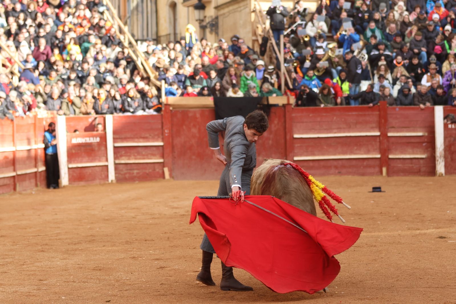 Novillada sin picadores del bolsín taurino y rejones en Ciudad Rodrigo