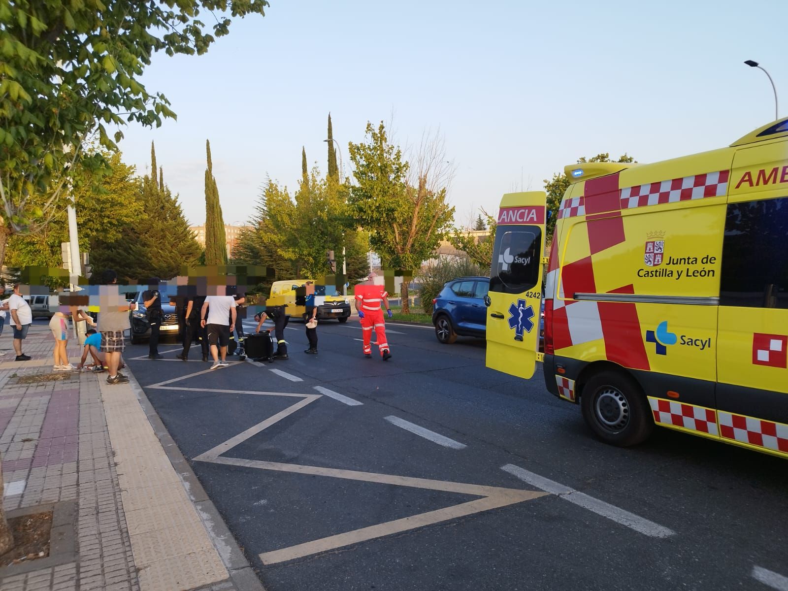 Atropello en avenida de Salamanca (1)