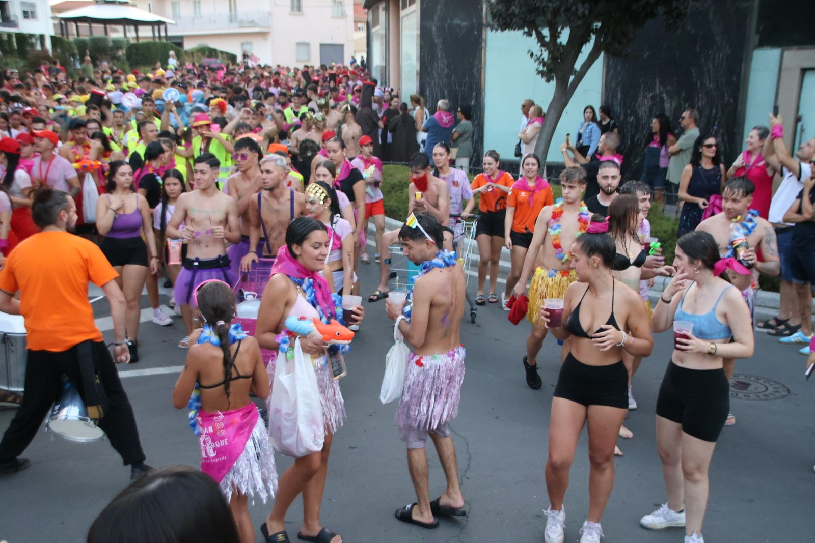 Chupinazo en Carbajosa con batucad